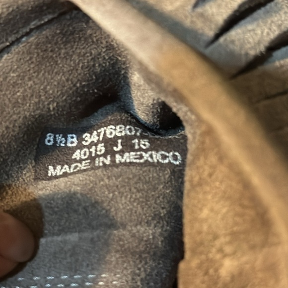 Frye Fringe Dark Grey Booties. Size 8.5 B - Picture 11 of 12